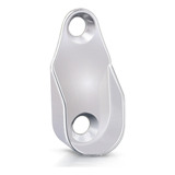 Suporte Lateral De Aço Tubo Oblongo Cabideiro 2 Peças