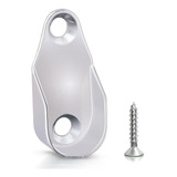 Suporte Lateral De Aço Tubo Oblongo Cabideiro 4 Peças