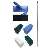 Suporte Lt Limpa Tudo Com Velcro Cabo Alumínio 4 Fibras Mop