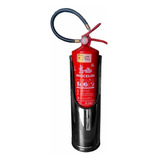 Suporte Luxo Inox De Chão Para Extintor De Pó 4kg 6kg Vaso