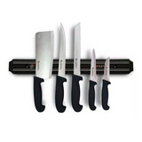 Suporte Magnético  Barra Magnética Para Facas E Outros  Cor Preta De 38 Cm