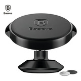 Suporte Magnético Veicular P Celular Imã 360 Graus Baseus Cor Preto