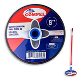 Suporte Manual Disco De Lixa C Conector P Extensor Drywall Quantidade De Cascalhos 9