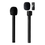 Suporte Mão Bastão P  Entrevista Adaptador Microfone Lapela