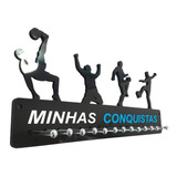 Suporte Medalhas Futebol Masculino Para Até 50 Medalhas