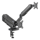 Suporte Mesa Articulado Para 2 Monitores A Gás 15 A 27 Sumay