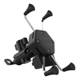 Suporte Mesa Automotivo Porta Celular Moto Com Carregador Usb Resistente E Seguro Facility Shops Cor Preto