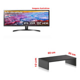 Suporte Mesa Para Monitor E Tela Lcd 60 X 30 X 10 Cm Altura