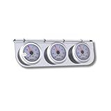 Suporte Moldura Copo Triplo Para 3 Instrumentos Relógios Manômetros De 52mm