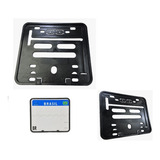 Suporte Moldura Placa Moto Mercosul Cg Titan Fan Bros Fazer