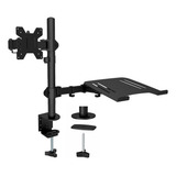 Suporte Monitor E Notebook 17 A 32 De Mesa Articulado Duplo