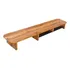 Suporte Monitor Madeira Maciça 98x22cm Teca Stand Base Gamer