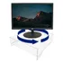 Suporte Monitor Tela Pc Giratório Apoio Ergonômico Acrílico