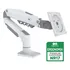 Suporte Monitor/tv/televisão  Articulado Para Monitores Pistão A Gás Para Tamanho 17 A 35 Polegadas Com Nr17 Na Cor Branca - ELG F80w