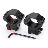 Suporte Mount Fixação Luneta 25mm Par Trilho 11mm Baixo 2pçs