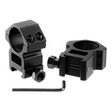 Suporte Mount Perfil Alto Luneta Tubo 30mm Trilho 22mm 2pç