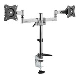 Suporte Multi Articulado De Mesa 2 Monitores 15 27 F50d2 ELG Cor Prata