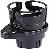 Suporte Multifuncional 2 Em 1 Suporte Para Copo De Carro Adaptador Expansor Extensor De Montagem Com Base Ajustável Giratória De 360 Até 15 Cm