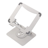 Suporte Notebook 360 Ajustável Dobrável Metal Base Giratório