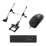 Suporte Notebook Ergonômico G4 E Teclado E Mouse Usb C3tech