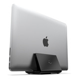 Suporte Notebook Laptop Vertical Apoio De Mesa Fino P20x Cor Preto