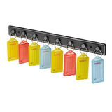 Suporte Organizador Chave Com 8 Chaveiro Sortido Pratico