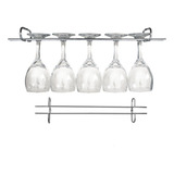 Suporte Organizador De Armário Porta Taças Cromado 42cm