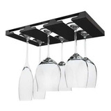 Suporte Organizador P taça Preto Adega Suspenso 35x22x2cm