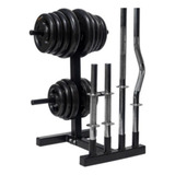 Suporte Organizador Para 4 Barras E Até 300kg De Anilha