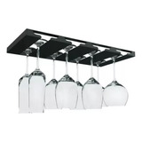 Suporte Organizador Taça Preto Adega Suspenso 58 X 22 X 2cm
