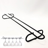 Suporte Organizador Taças Vinho Champanhe 42cm Aço 1 Und 