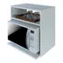 Suporte P/ Microondas C/ Nicho Em Mdf Branco Tx 15mm. 