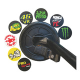 Suporte P/ Pé De Moto Emborrachado Moderno Estiloso Garagem