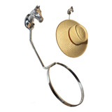 Suporte P Chapéu Organizador Modelo Cavalo Parede