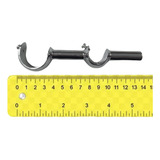 Suporte P  Cortina Duplo Varão De 19 28mm Metal Cor Cromado