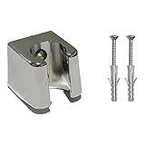 SUPORTE P-DUCHA QUADRADO ABS CROMADO