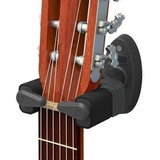 Suporte P Guitarra Baixo Violão Parede C Trava Automática Cor Preto