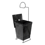 Suporte P Papel Higiênico C Lixeira Banheiro Mármore Tampa