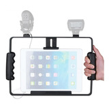 Suporte P Tablets iPad P gravação video tele prompter tripé