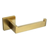 Suporte Papel Higiênico Dourado Fosco Inox Papeleira Guriri