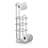 Suporte Papel Higiênico Porta 4 Rolos Com Dispenser 1025
