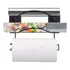 Suporte Papel Toalha Aluminio Pvc S  Furo 3m Parede Cozinha