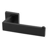 Suporte Papeleira Porta Papel Higiênico Aço Inox 304 Cor Preto