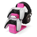 Suporte Para 2 Controles De Playstation 5 E Headset