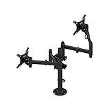 Suporte Para 2 Monitores Fixo De 10 Até 27 Polegadas Triarticulado