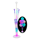 Suporte Para Balão E Bexiga Com Haste De Led E Base Em Cores