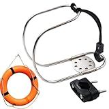Suporte Para Bóia De Anel Salva Vidas Suporte Para Anel Salva Vidas Suporte De Bóia Salva Vidas Ajustável Em Aço Inoxidável Suporte De Boia Salva Vidas Resistente Ao Desgaste Suporte De Boia Salva