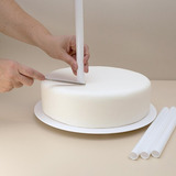 Suporte Para Bolos Em Andares 4 Tubos De 30cm Bonus