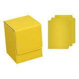 Suporte Para Caixa De Baralho De Cartas Leve Amarelo