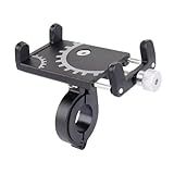 Suporte Para Celular Bike Bicicleta E Moto Em Aluminio Articulado 360 Guidão Universal Compacto Versátil Ajustável Instalação Prática